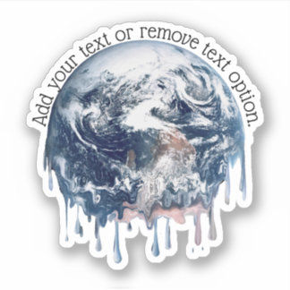 Sticker Fondre la Terre