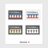 Sticker Foosball Retro (Feuille)
