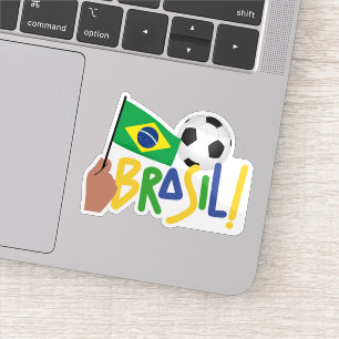Sticker Football Brésilien