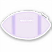 Sticker Football pastel violet (Recto)