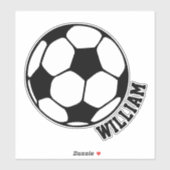 Sticker Football personnalisé (Feuille)