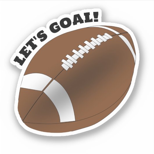 Sticker Football Sports (Devant)