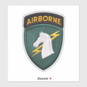 Sticker Force Delta Contour de l'Armée de terre 1re Opérat (Feuille)