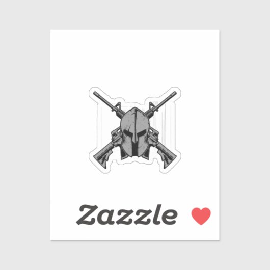 Sticker Force militaire (Feuille)