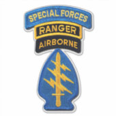 Sticker Forces spéciales de l'Armée SFGA SFG Green Berets  (Devant)
