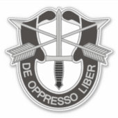 Sticker Forces spéciales SF De Oppresso Liber (Devant)