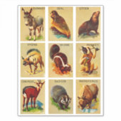 Sticker Forêt et jungle Animaux Nature Faune Art (Devant)