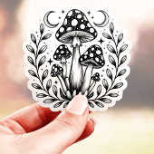 Sticker Forêt Mystique des Champignons