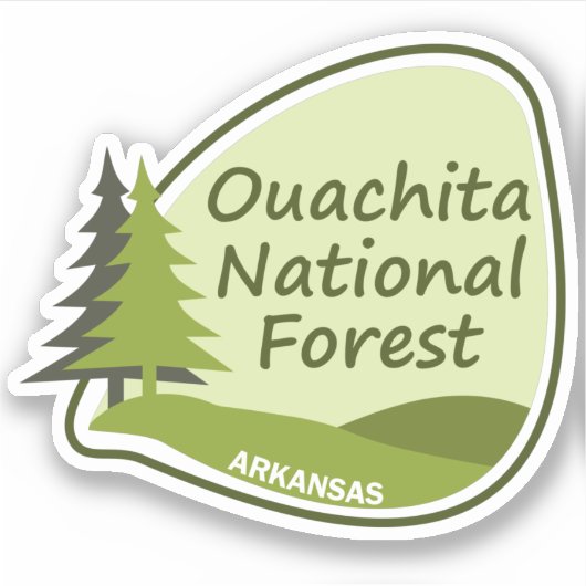 Sticker Forêt nationale de Ouachita (Devant)