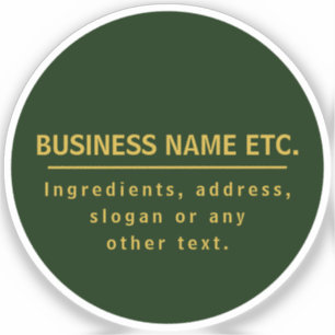 Sticker Forêt vert et or polyvalent