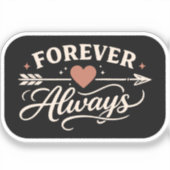 Sticker Forever Always Couple - Pointing Right (Recto)