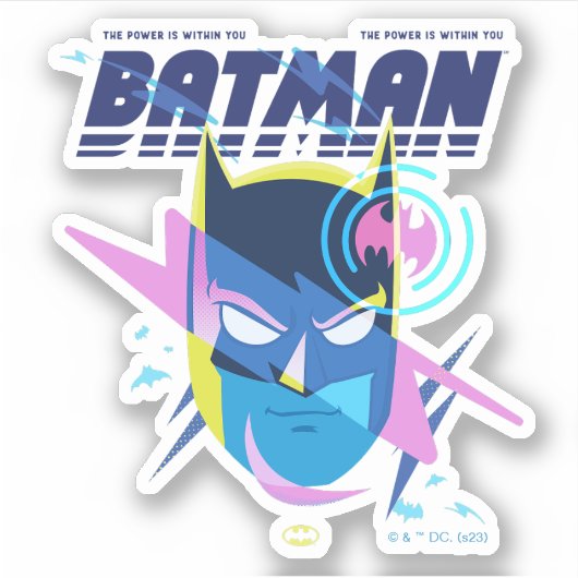 Sticker Forever Batman Light Up Head Graphic (Devant)