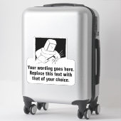 Sticker Forgeron ou soudeur promotionnel (Sur valise)