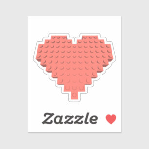 Sticker Forme cardiaque Valentines