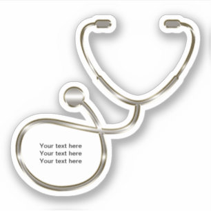 Sticker Forme de Modèle de stéthoscope Médicale