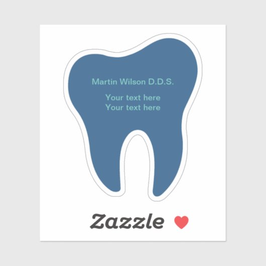 Sticker Forme dentaire de bureau (Feuille)