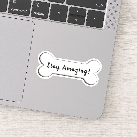 Sticker forme osseuse inspirante (Détail)