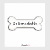 Sticker forme osseuse inspirante (Feuille)