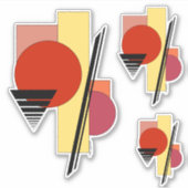 Sticker Formes Abstraites (Devant)