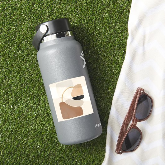 Sticker Formes Abstraites neutres | Art Moderne Minimal (HydroFlask Insitu)