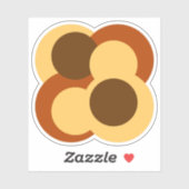 Sticker Formes géométriques Abstraites (Feuille)