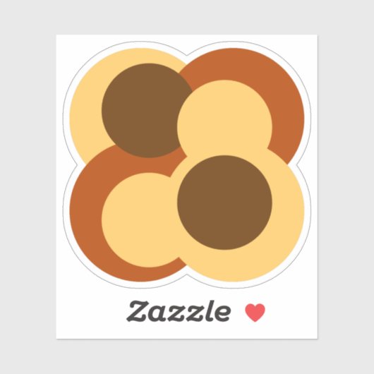 Sticker Formes géométriques Abstraites (Feuille)