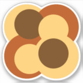 Sticker Formes géométriques Abstraites (Devant)