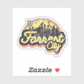 Sticker Forrest City, Arkansas (Feuille)