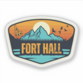 Sticker Fort Hall, Idaho (Devant)