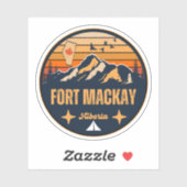 Sticker Fort MacKay (Alberta) (Feuille)