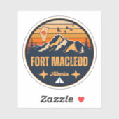 Sticker Fort Macleod (Alberta) (Feuille)