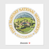 Sticker Fort McHenry (NM) (Feuille)