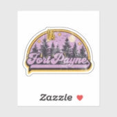 Sticker Fort Payne, Alabama (Feuille)