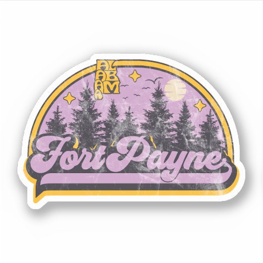 Sticker Fort Payne, Alabama (Devant)