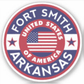 Sticker FORT SMITH, Arkansas (Devant)