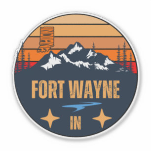 Sticker Fort Wayne, Indiana