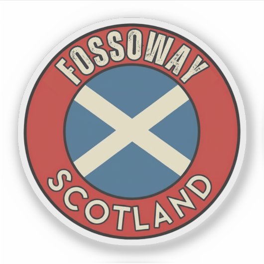 Sticker Fossoway, Écosse (Devant)