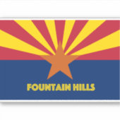 Sticker Fountain Hills AZ (Devant)