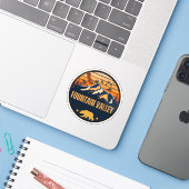Sticker Fountain Valley, Californie (Ordinateur portable avec iPhone)