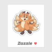 Sticker Fox (Feuille)