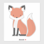 Sticker Fox (Feuille)