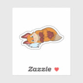 Sticker Fox en train de pleurer (Feuille)