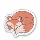 Sticker Fox Sleep (Devant)