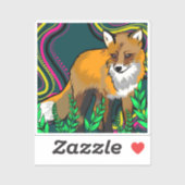 Sticker Fox Vinyl (Feuille)