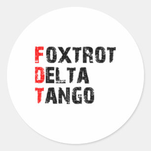 Sticker Foxtrots Deltas Tangos