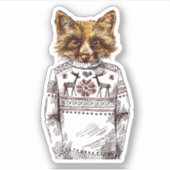 Sticker Foxy habillé Fox (Devant)