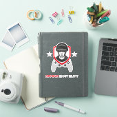 Sticker FPS Gamer On Duty (Couverture iPad)