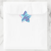 Sticker fractal - Étoile (20 par feuille) (Sac)