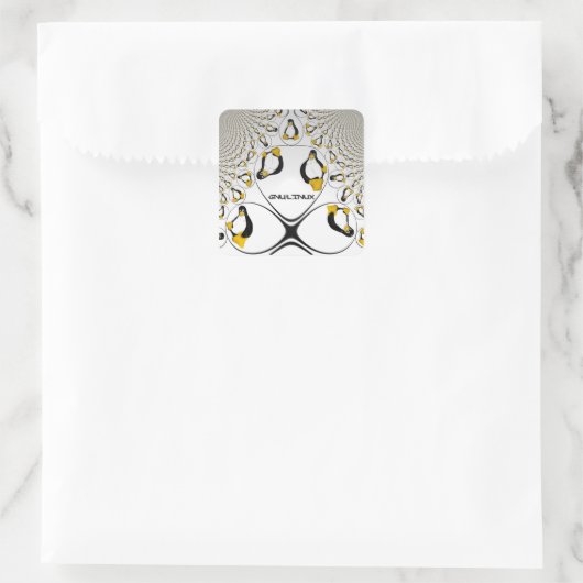 Sticker fractal GNU/Linux (Sac)