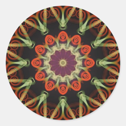 Sticker FractalArt #17 (Devant)